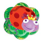 Ladybug party supplies shaped plates