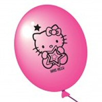 Hello Kitty g pink balloons