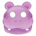 Hippo party masks