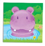 Hippo party napkins