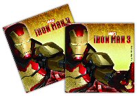 Iron Man 3 Napkins Two-Ply Paper 33x33cm 