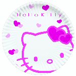 Hello Kitty Party plates 7inch