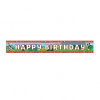 Mickey Mouse Clubhouse Foil Happy Birthday Banner