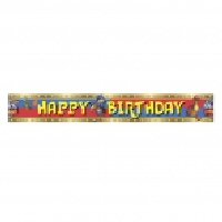 Mike The Knight Happy Birthday Foil Banner
