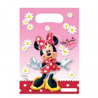 Minnie Mouse dasies party loot bags