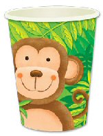 Monkey Party Paper Cups