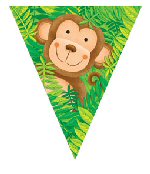 Monkey Party Flag Bunting