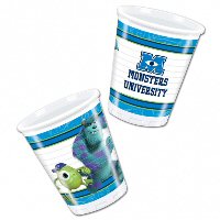 Monsters University Plastic Cups 200ml