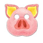 Miss party's Pig party masks 