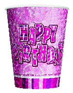 Glitz party pink  Party cups