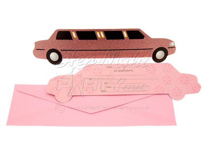 Pink Limo invites