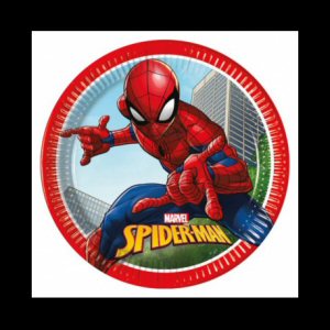 Spiderman party plates