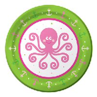 Preppy Girl party supplies lunch plates