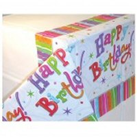 Radiant birthday party tablecover
