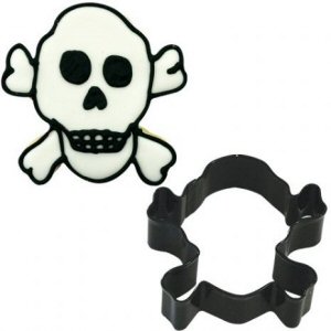 Skull and Cross Bones Cookie or Biscuit Cutter