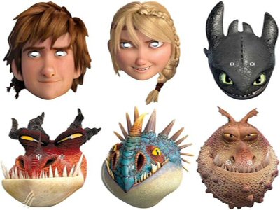 How To Train Your Dragon Masks