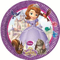 Sofia The First Plates Paper Large