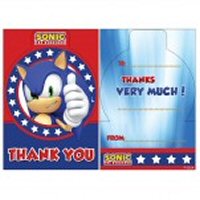 Sonic the Hedgehog Party thank you's