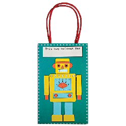 Pack of 8 Space Cadet Party Loot Bags 