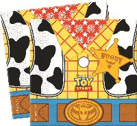 Toy Story Star Power Napkins Two-Ply Paper 33x33cm 