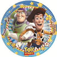 Toy Story Star Power party plates
