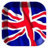 Union Jack party supplies plate
