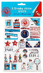 Where's Wally party supplies party stickers